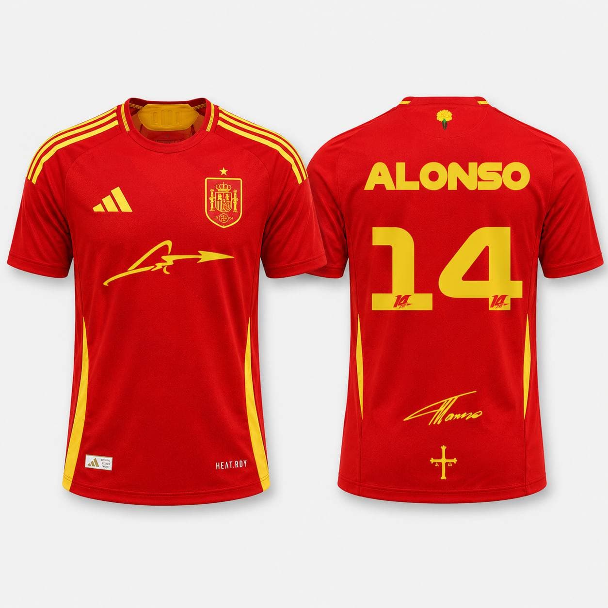 Футболка Fernando Alonso x Spain — Пилоты