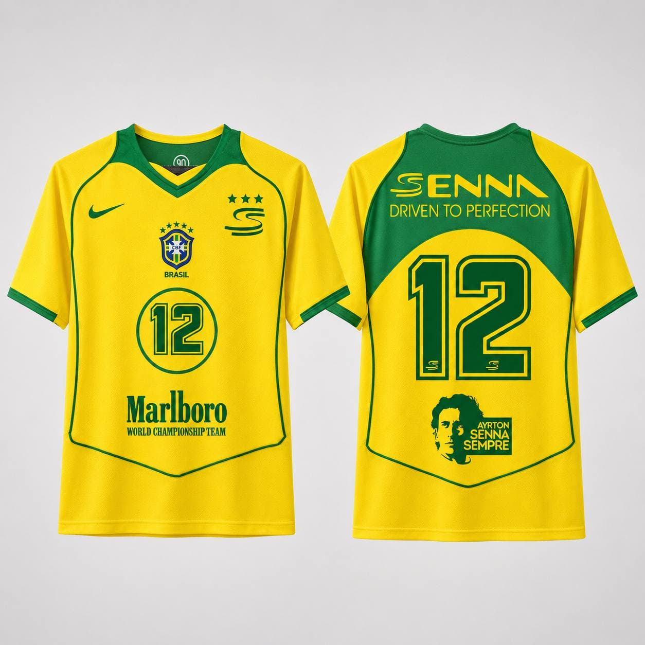 Футболка Ayrton Senna x Brazil Retro — Легенды